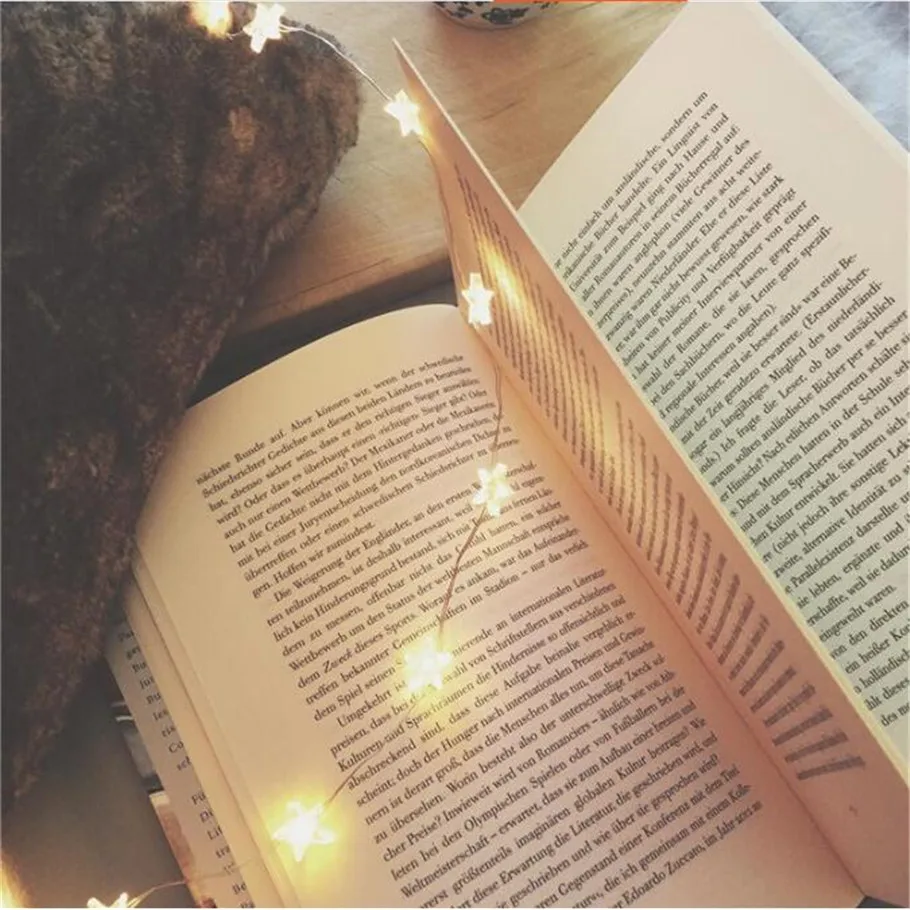 Factory Sales 2M String LED Lights Decoration Fairy Light Battery Operated Waterproof Star Copper Wire Lamp Indoor Outdoor Chris | Лампы и