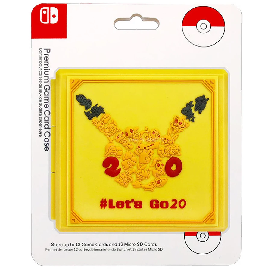 Чехол для переключателя 12 в 1 портативный чехол Nintendo poken покебол игровые карты