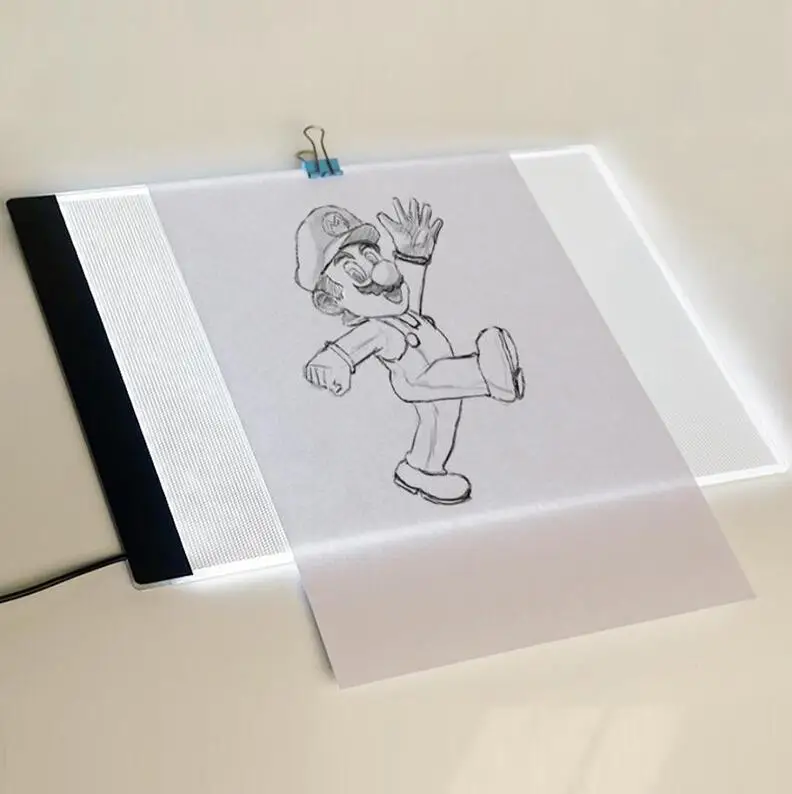 Ультратонкий 3 5 мм светодиодный светильник A4 планшет подходит для