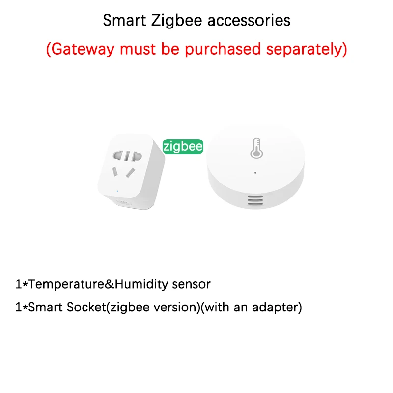 Zigbee accessories-H Xiao mi jia Многофункциональный шлюз 2 Xiao mi умный дом Zigbee WiFi умные устройства mi Home приложение пульт дистанционного управления RGB Ночной светильник - Цвет: Zigbee accessories-H