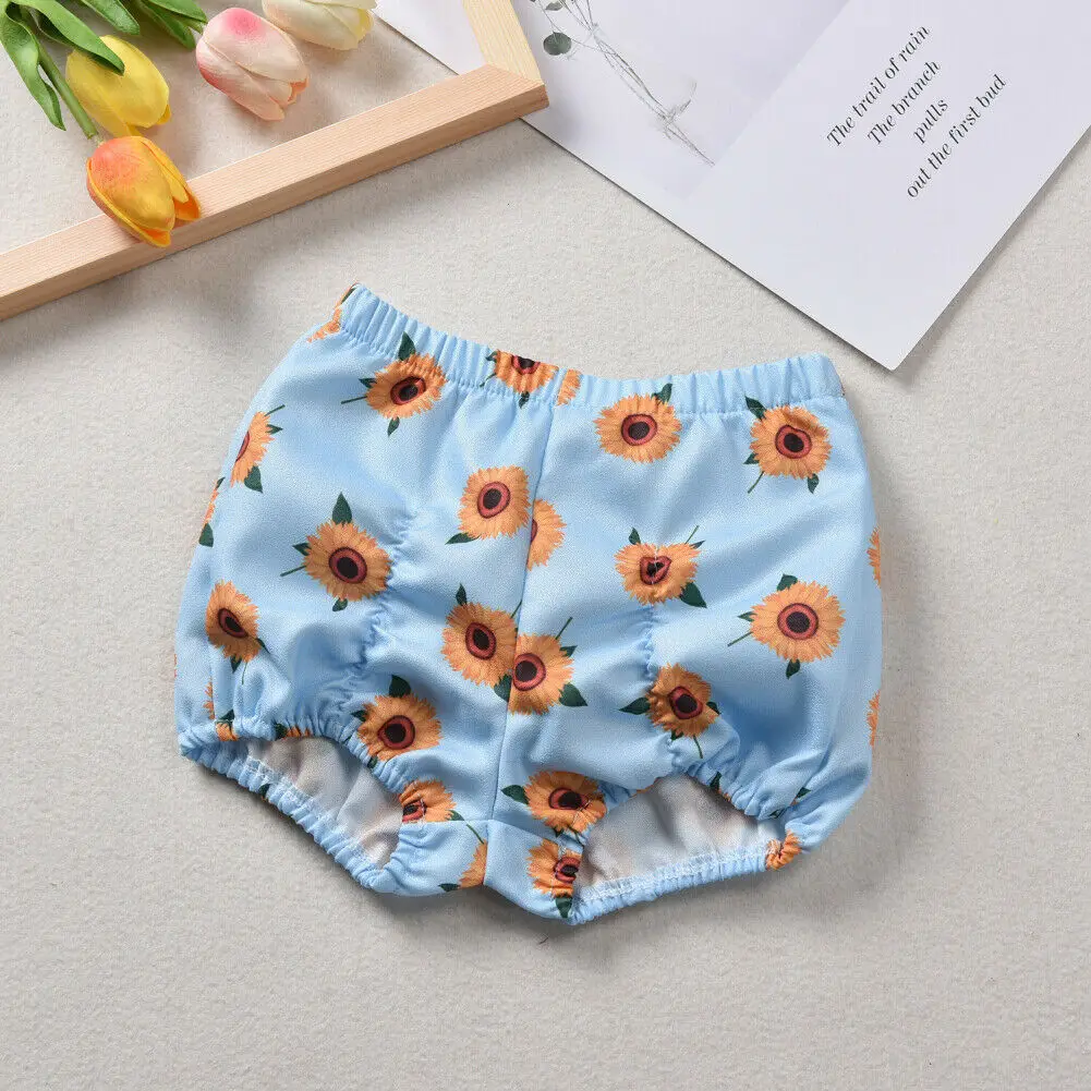 Комплекты летней одежды из 2 предметов для маленьких девочек желтые топы с