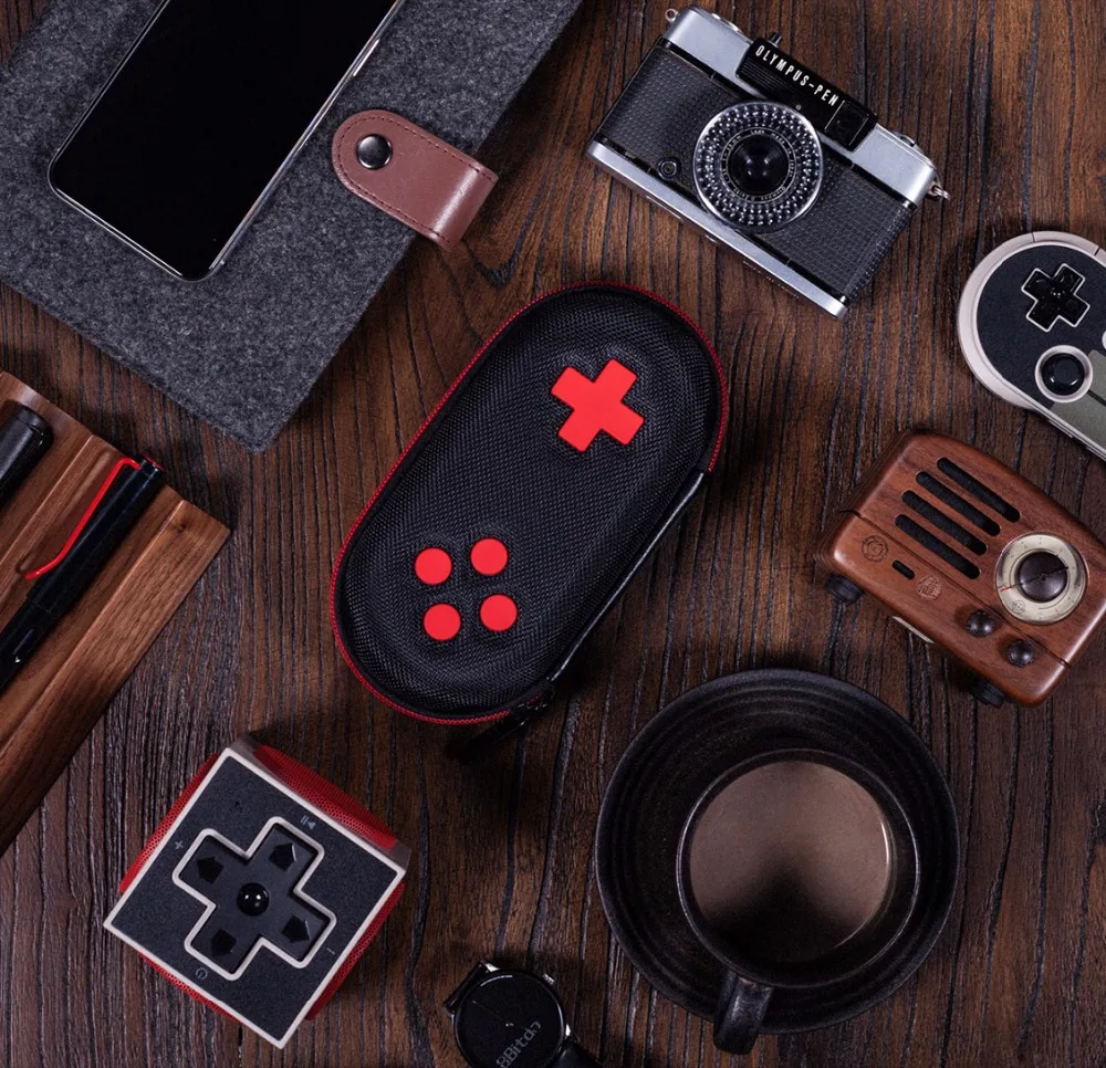 Protective case bag for 8Bitdo game controller all model Classic Controller Gamepad Travel Case Bag EVA Sf30 Pro Nes30 | Электроника