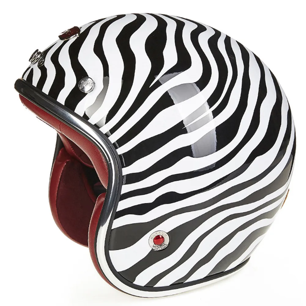 Стекловолокно ECE качество moto rcycle шлем чоппер с открытым лицом Винтаж 10876 Casque Casco