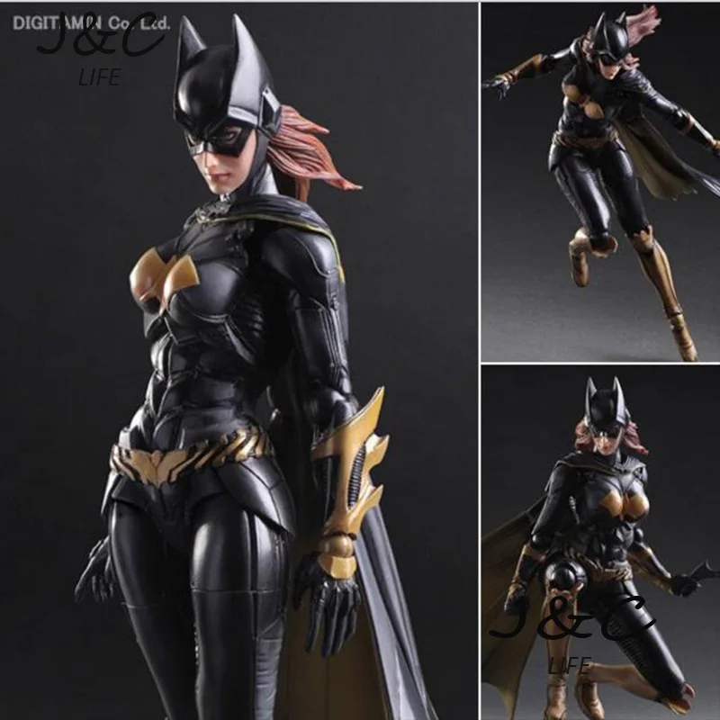 Новый Бэтмен экшен-фигурка Бэтмена мультфильм летучая мышь-женщина SHF 27 см ПВХ