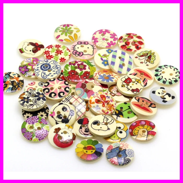 Модные милые круглые разноцветные дизайнерские узорные украшения аксессуары