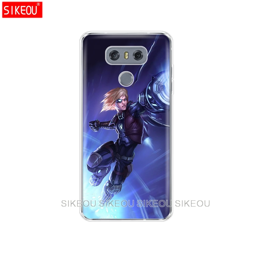 Силиконовый чехол для телефона LG G7 Q8 Q6 G6 MINI G5 V30 V7 V9 k10 k8 X POWER 2 League of Legends Teemo