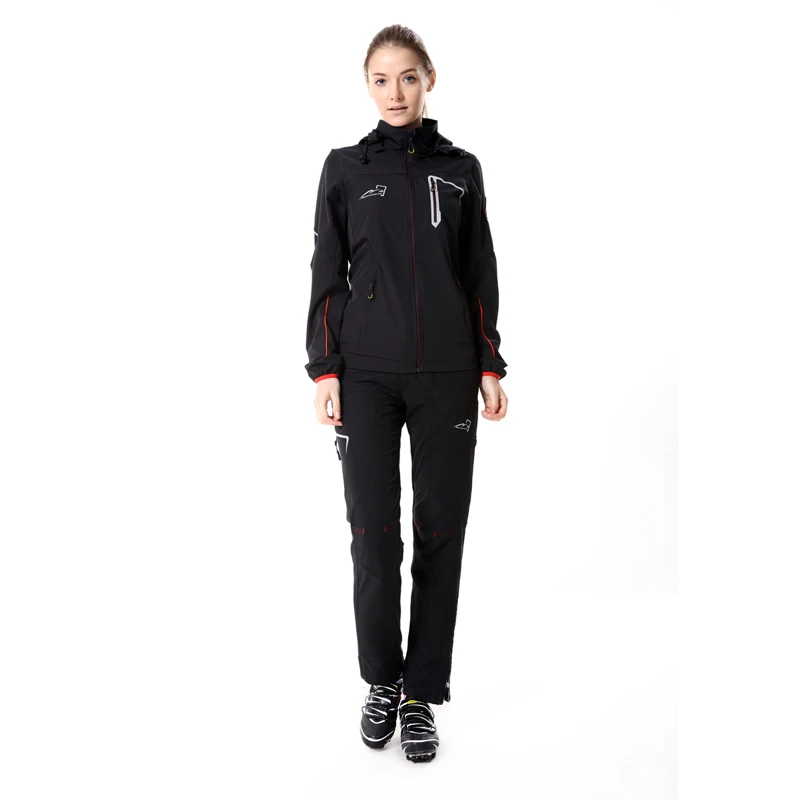 Мужская и женская куртка из флиса для пеших прогулок с капюшоном на весну осень