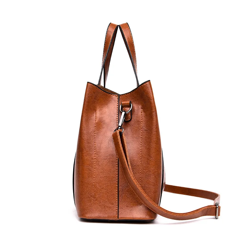 Youda Модные Женские однотонные Сумки из искусственной кожи большой емкости сумки