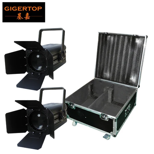 2c TIPTOP TP-018 180 Вт RGBW 4в1 COB пленка как Arri светодиодный Fresnel студийный Точечный светильник камера DV видеокамера алюминиевый зум профиль свет - Цвет: 2c