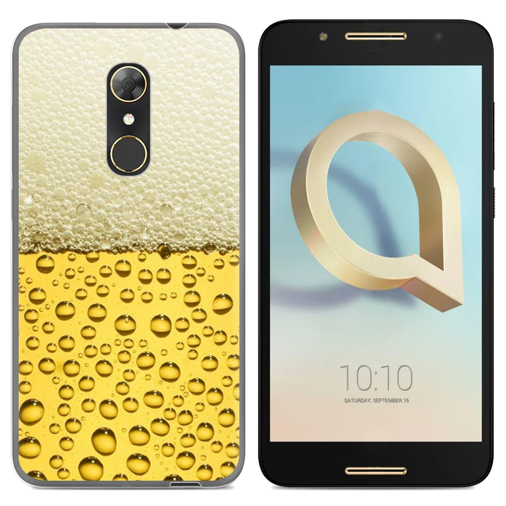 Для Coque Alcatel Idol A7 чехол 5 дюймов роскошный мультяшный ТПУ для Fundas мягкий