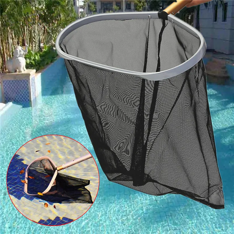 High Quality Curved Swimming Pool Cleaning Tools Spa Wall& Floor Brush Nylon Bristles Cleaner Broom Leaf Rake Mesh Frame Nets