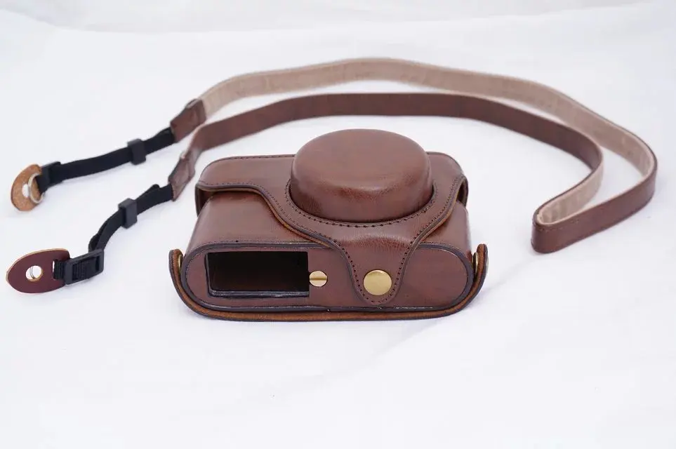 Новый чехол сумка из искусственной кожи для камеры Leica XE X2 X1 с плечевым ремнем в