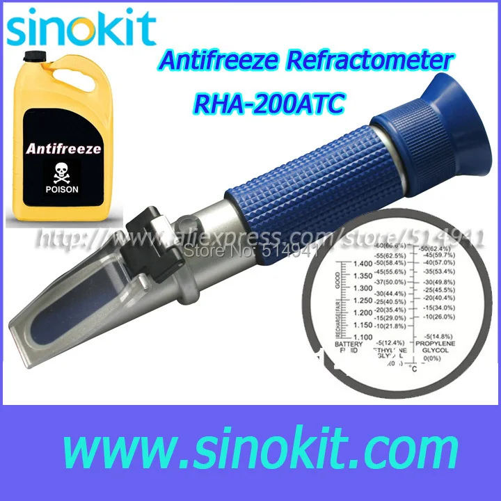 

Wholesales Battery/Antifreeze Refractometer Blue Grip RHA-200ATC