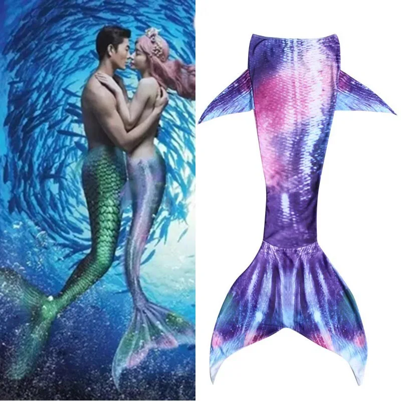 

2019 NEWest zeemeerminstaart !Adult Women Men Big Mermaid Tail Photo Props Summer Vacation Beach Costumes Swimsuits Large Tails
