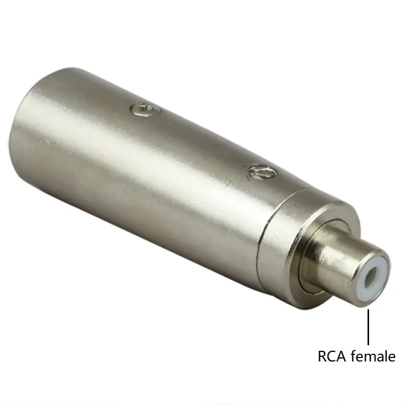 2 шт./упак. 3 Pin XLR штекер RCA гнездо Аудио разъем адаптер Коннектор для микрофона