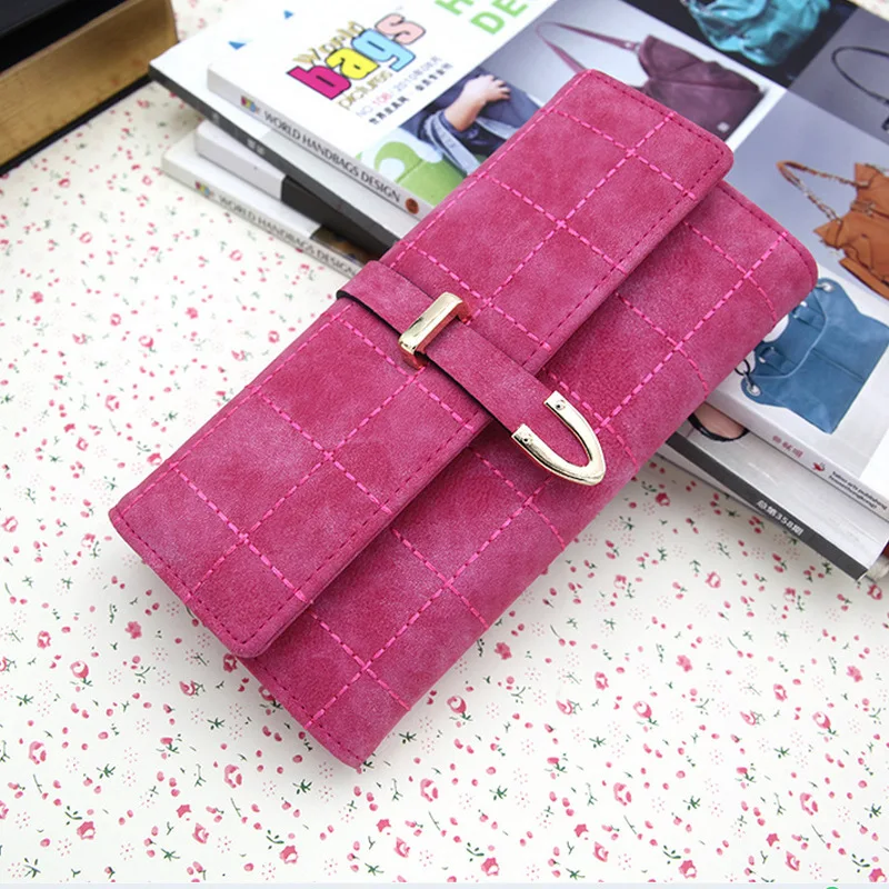 Новинка 2019 модные длинные женские кошельки в Корейском стиле тонкий кожаный