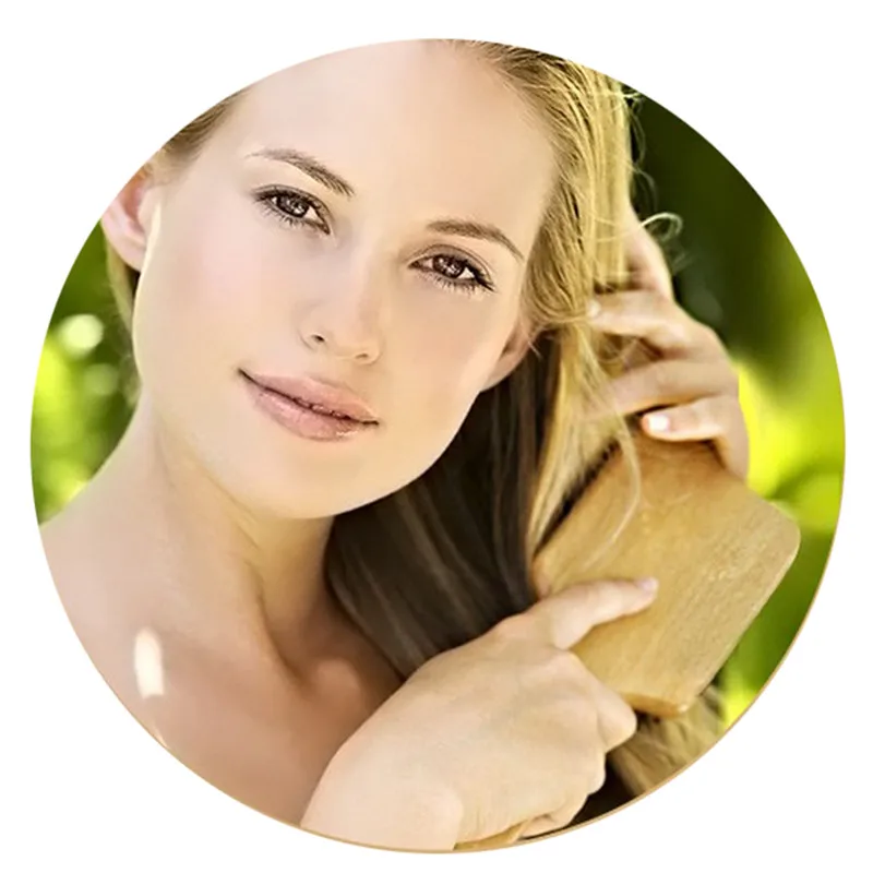 Горячая Распродажа деревянные бамбуковые волосы щеточка для ухода за волосами и