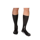 Латексные носки, чистый черный унисекс водонепроницаемые короткие носки 0,4 мм Размер S-XXL
