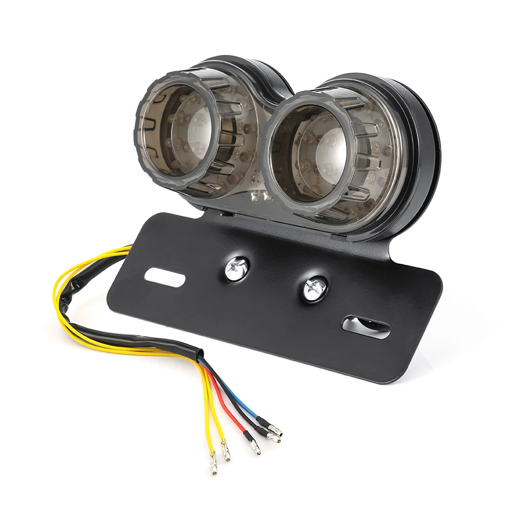 поворотники на мотоцикл Мотоцикл поворота тормоз светодиодные Номерной знак