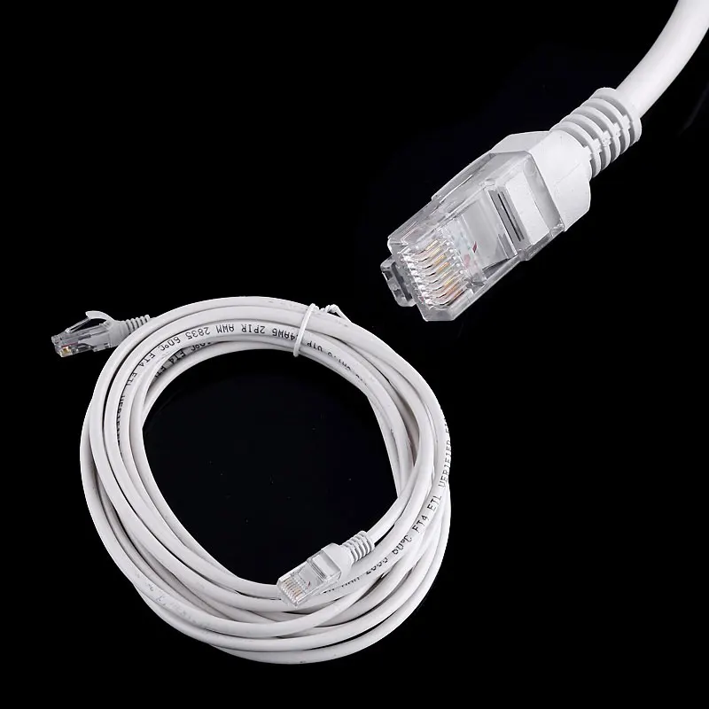 100 шт. 10 м RJ45 к Lan кабель Ethernet Патч соединение сетевой Белый Бесплатная доставка