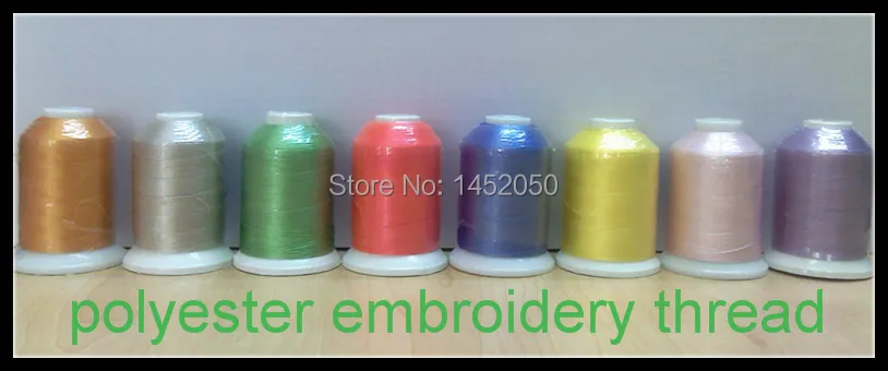 Нить для вышивки из полиэстера Simthread 20 конусов только одного цвета от 63 Brother Color s