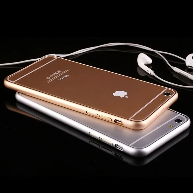 Srleeking 5.5 дюйма Чехол для iPhone 6 6splus ультра роскошный алюминиевая крышка + акриловое