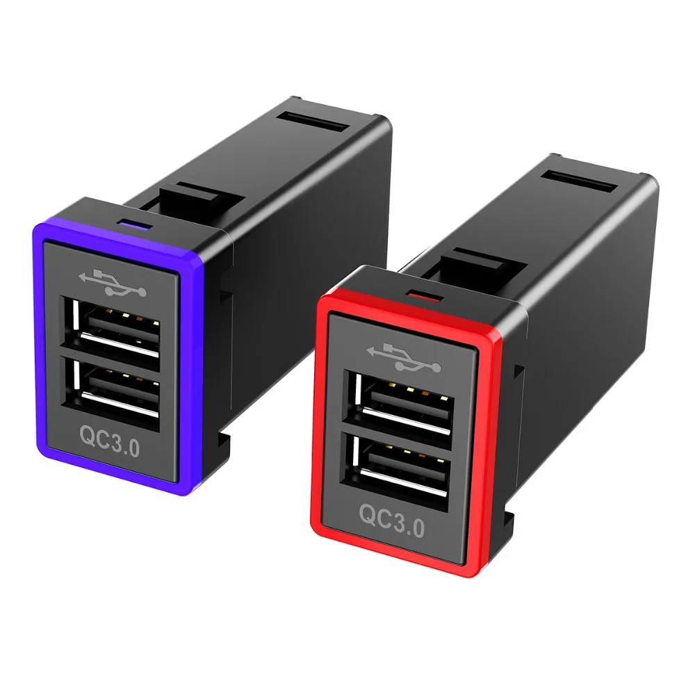 Автомобильное зарядное устройство с двумя USB-портами 5 В 2 1 А | Автомобили и