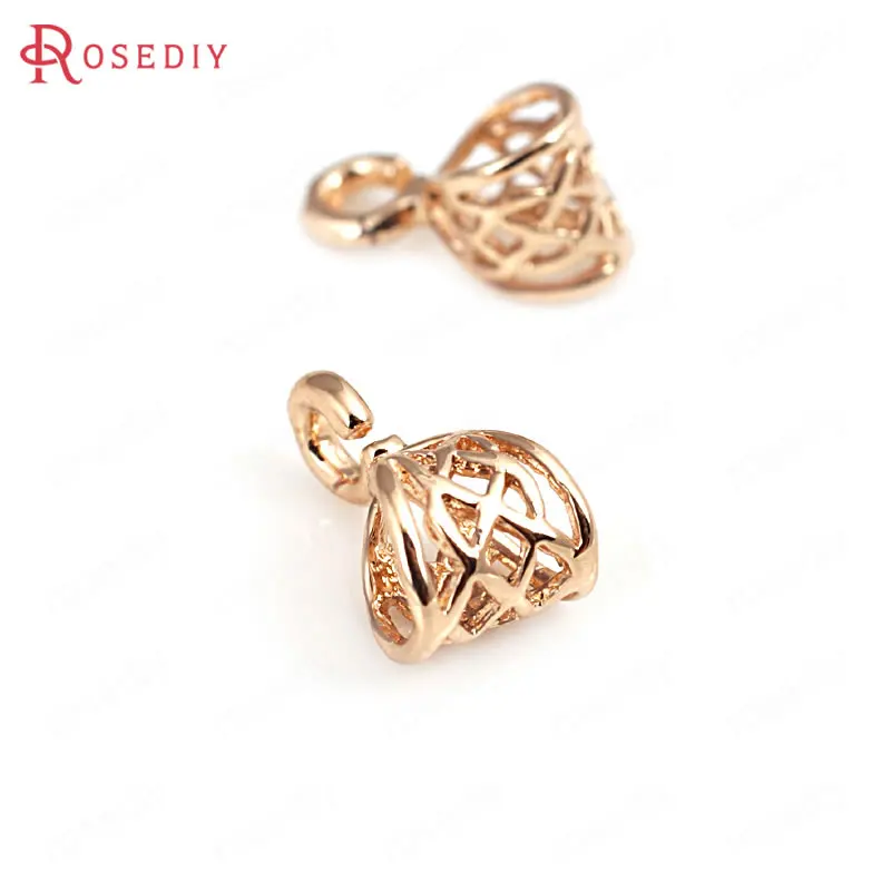 Латунное ожерелье с покрытием 24 каратным золотом 6 шт. 5x12 5 мм|diy jewelry accessories|jewelry