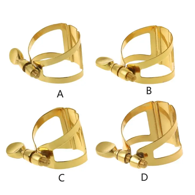 Сопрано альт тенор саксофон кларнет в Bb гибкость Золотая Лигатура мундштука |