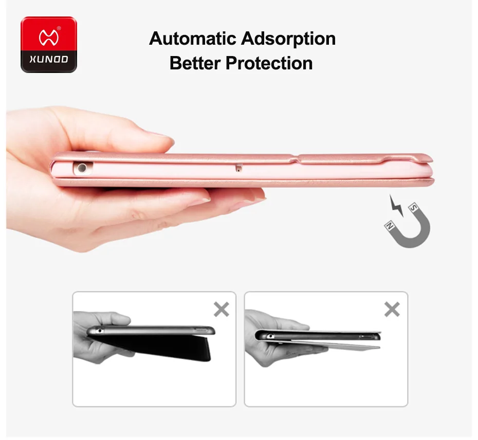 Роскошные кожаные Smart Cover для iPad Pro 9,7 дюйма mini 1234 Air 2 планшет ударопрочный 360 Защитный чехол Магнит до сна