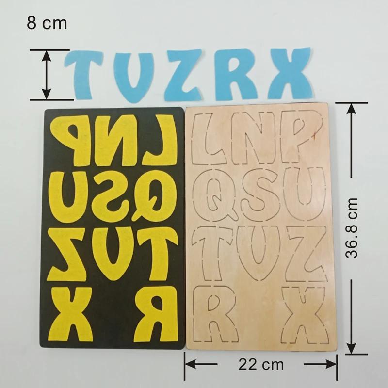 Alphabet Set DIY new wooden mould cutting dies for scrapbooking Thickness/15.8mm/MY0170