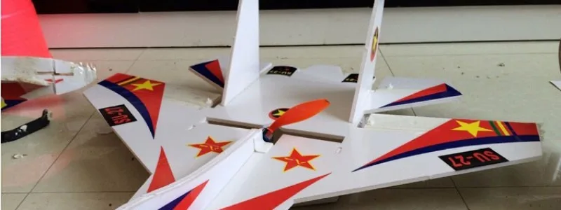 DIY большой RC истребитель Su-27 Flanker RC самолет мощный бомбардировщик светодиодный 2,4G KT доска пульт дистанционного управления Самолет DIY Avion