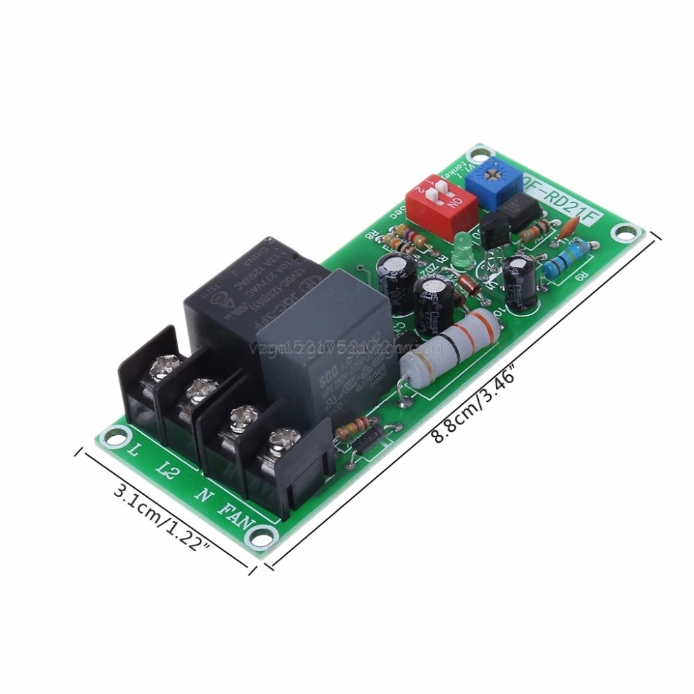 AC100V 220V регулируемый таймер Управление триггерный релейный модуль задержка