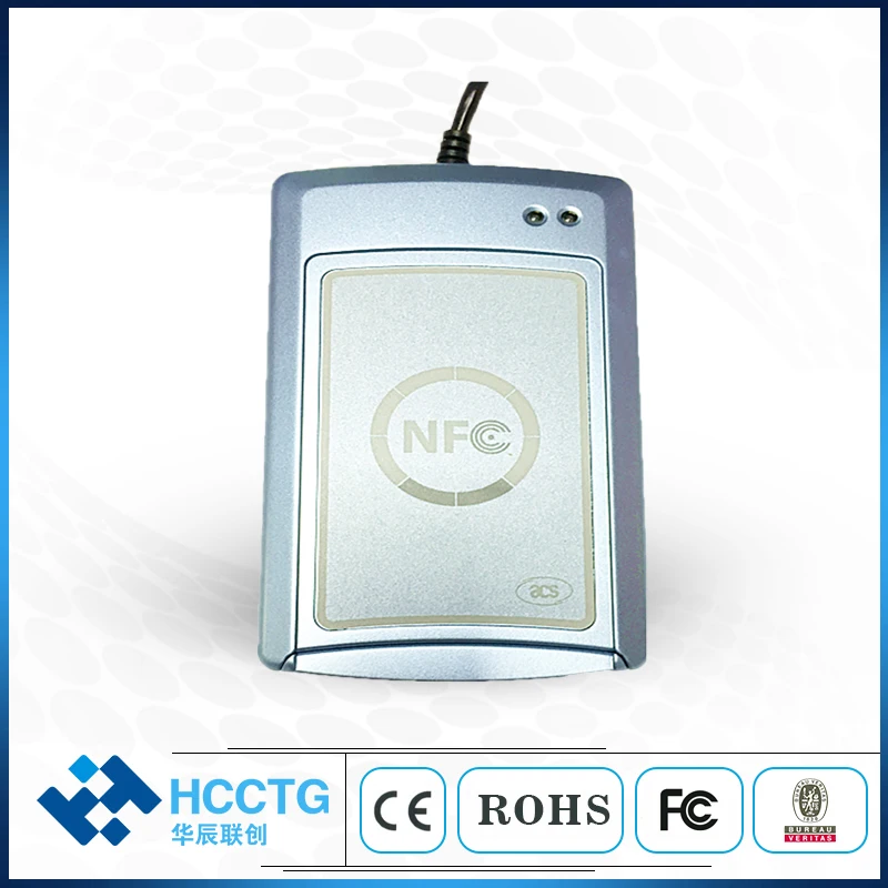 13 56 МГц внешний Rs232 Бесконтактный Rfid считыватель смарт карт писатель ACR122S б/у