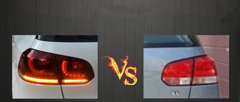 Чехол для автомобиля для VW Golf 6 Golf6 MK6 R20 Golf 6 задний фонарь светодиодный задний фонарь DRL противотуманная фара Задняя Крышка багажника