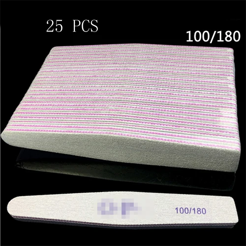 25pcs Nail Files Лампа для ногтей SUNONE 1S светодиодный светильник для ногтей сушилка для гель-лака сушка 48 Вт Гель-лак терапия лампа ультрафиолетовая Замена - Цвет: 25pcs Nail Files