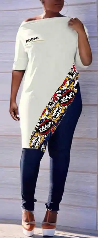 Dashiki Fashion Design African Traditional Printed Dashiki T-shirts For Tribal Ethnic Succunct Hippie