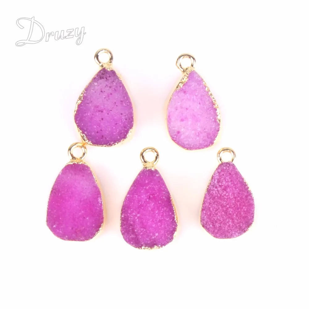 Druzy бесплатно от многоцветных чокеров модные ювелирные изделия из натурального