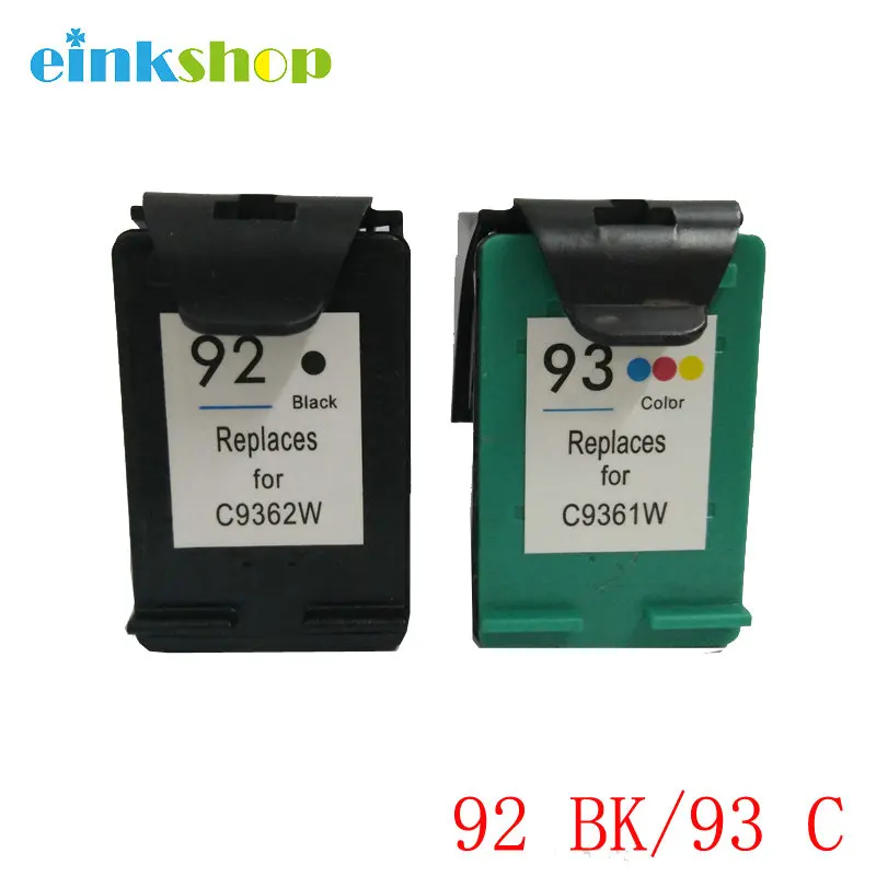 Einkshop Восстановленный чернильный картридж совместимый для hp 92 93 PhotoSmart C3100 C3110 C3150