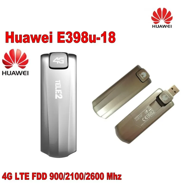 

100 шт./лот новый оригинальный LTE 100 Мбит/с 4G LTE модем HUAWEI E398U-18
