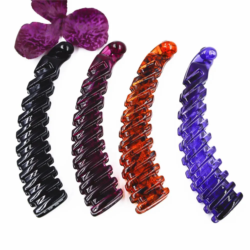 Женская заколка банан для волос 12 см|hair pins for women|banana clipbanana clip hair |