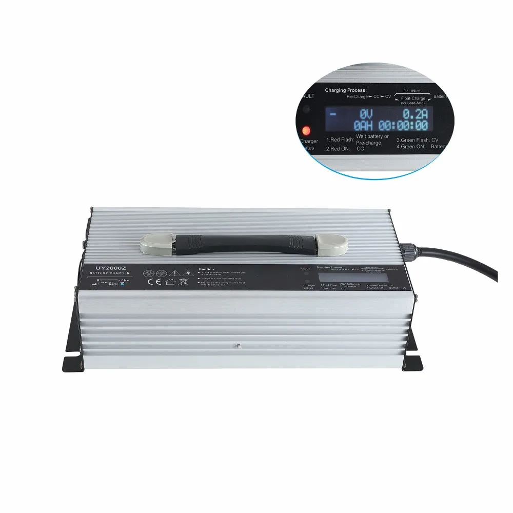 Подгонянное регулируемое зарядное устройство для аккумулятора 72 вольт 18A 20A ток 3