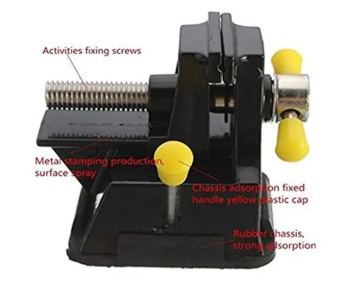 Настольная мини скамья для резьбы настольные тиски зажим резиновая всасывающая