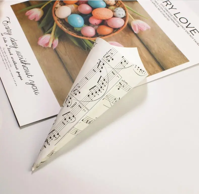 50 шт мороженое цветы оберточной Бумага бумага для упаковки подарка цветок