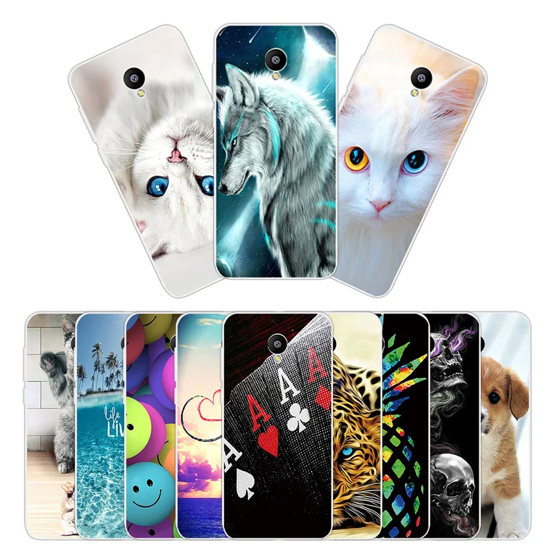 Мягкий силиконовый Цвет чехол для Meizu 15 Lite 16X M6T X8 MX6 чехлы-сумки телефона в виде