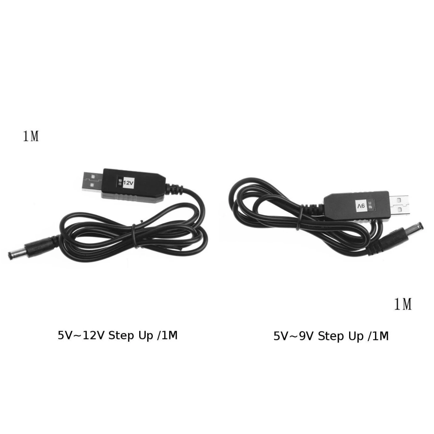 2а кабель USB Разъем конвертер 2 1x5 5 мм штекер 6 Вт 1 м/3 фута черный DC В к 9 в 12