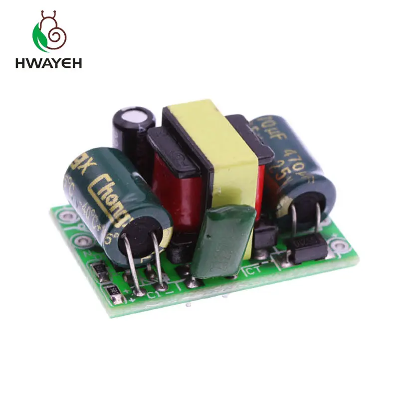 1 шт 12V 400mA AC DC изолированный Мощность понижающий преобразователь 220V в модуль 5V