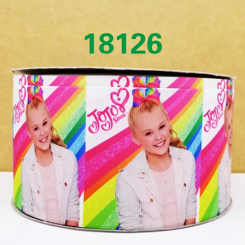 Бесплатная доставка 50 ярдов мультфильм печатных grosgrain ленты 18127 | Дом и сад