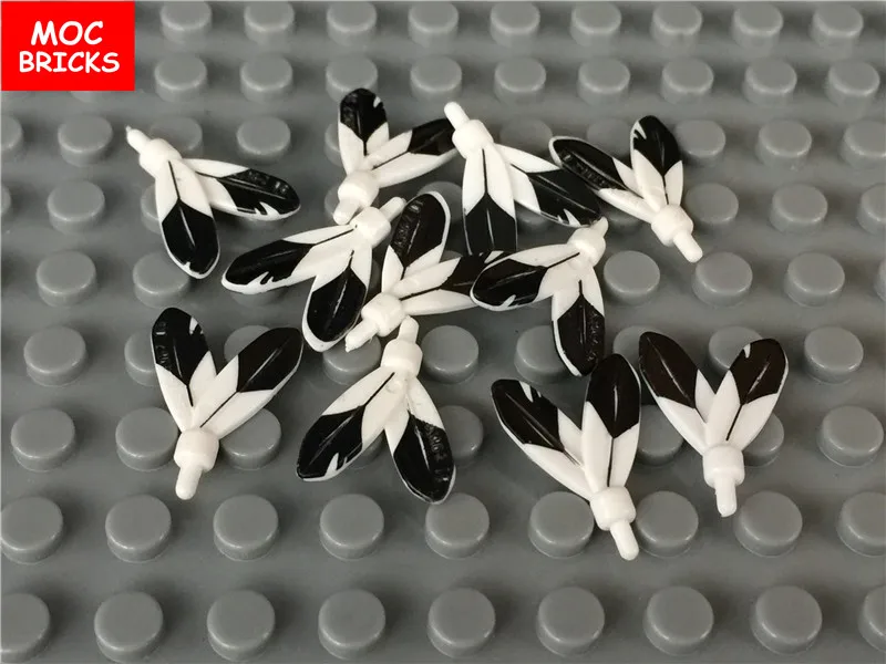 Аксессуары для головных уборов 100 шт./лот перья шлейфа с булавкой и черным