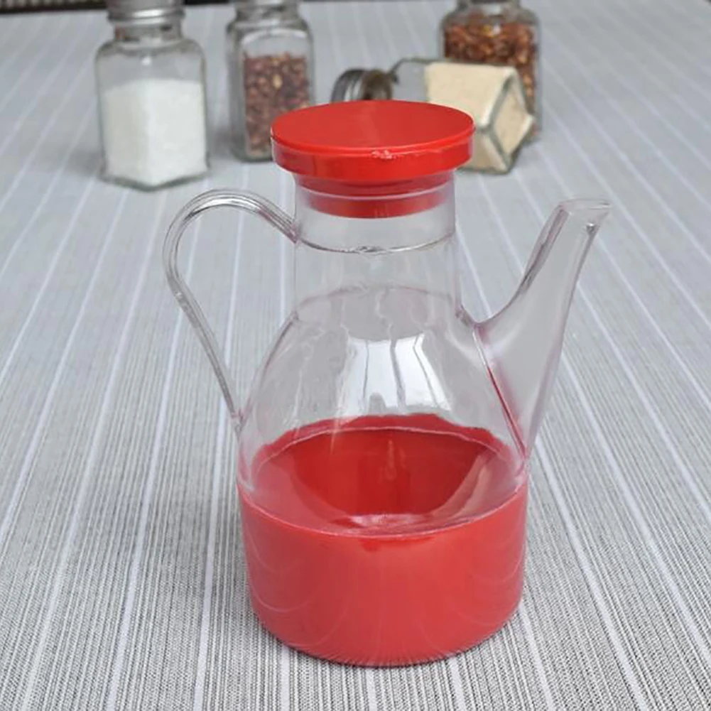 40# Hot Selling 1pc Kitchen Cooking Supplies Leak-proof Oil Vinegar Sauce Bottle Storage Dispenser Oil Bottles Kitchen Gadget